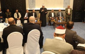 غزة /// خلال لقاء سماحة الشيخ حاتم البكري وزير الأوقاف والشؤون الدينية والوفد المرافق الطواقم العاملة في وزارة الأوقاف من المحافظات الجنوبية.