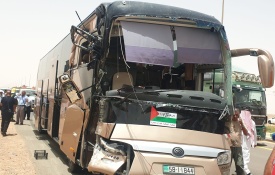 البكري: إصابة أحد حجاج دولة فلسطين نتيجة حادث سير في السعودية