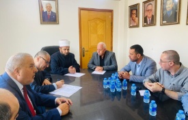وزير الأوقاف يلتقي أمين سرّ إقليم فتح في محافظة سلفيت ويبحثان سبل العمل المشترك