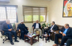 وزير الأوقاف يلتقي رئيس بلدية طوباس ويبحثان سبل التعاون المشترك لخدمة المحافظة