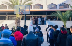 وزير الأوقاف يتفقد مدرسة البيرة الشرعية ويشيد بدور المعلمين في يوم المعلم الفلسطيني