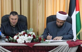 الأوقاف وشركة (RCC) للمقاولات العامة توقعان اتفاقية "مشروع تشطيب مبنى وزارة الأوقاف"