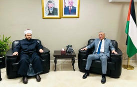 ● وزير الأوقاف محمد نجم يبحث مع رئيس هيئة الشؤون المدنية أيمن قنديل سبل التعاون المشترك 