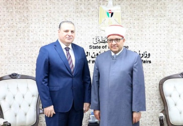 البكري يلتقي السفير الأردني ويبحث سبل التعاون المشترك.