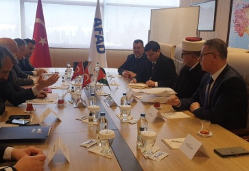 البكري يلتقي برئيس مؤسسة إدارة الكوارث والطوارئ التركية