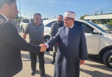 الوزير البكري يصل قطاع غزة لوداع حجاج بيت الله الحرام 