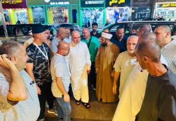 قاضي القضاة ووزير الأوقاف يتفقدان حجاج فلسطين في فنادق مكة ويشيدان بالخدمات المقدمة