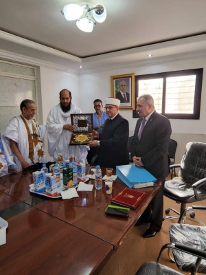 البكري يلتقي رئيسي المجلس الأعلى للفتوى والمظالم وهيئة علماء موريتانيا.